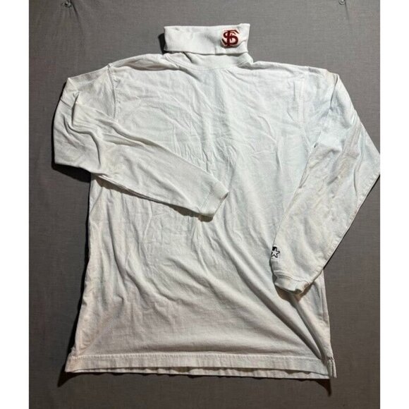 VTG Florida State Starter Shirt Adult Medium White Long Sleeve Pullover Tee Mens - Picture 1 of 9